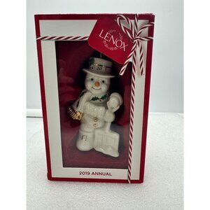 NIB Lenox 2019 Annual Christmas Ornament Snowman